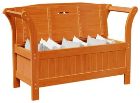 vidaXL Πάγκος Αποθήκευσης Κήπου Ακακία 119x76x44 εκ. Μασίφ Ξύλο Πεύκου