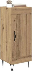 vidaXL Πλαϊνό γραφείο Artisan Oak 34,5 x 34 x 90 εκ.