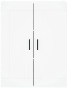 vidaXL Ντουλάπι Λευκό 69,5x34x180 εκ. από Επεξεργασμένο Ξύλο