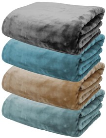 Κουβέρτα Βελουτέ Υπέρδιπλη 220x240 8 Green Anna Riska