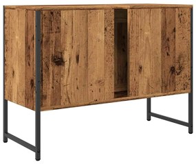 vidaXL Ντουλάπι νιπτήρα μπάνιου Παλιό ξύλο 80x33x60 cm