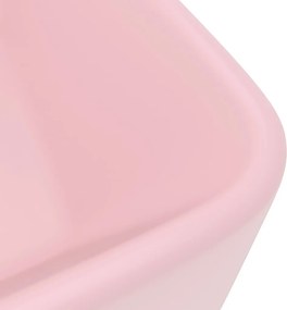 vidaXL Νιπτήρας Πολυτελής Ροζ Ματ 41 x 30 x 12 εκ. Κεραμικός