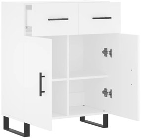 vidaXL Ντουλάπι Λευκό 69,5 x 34 x 90 εκ. από Επεξεργασμένο Ξύλο
