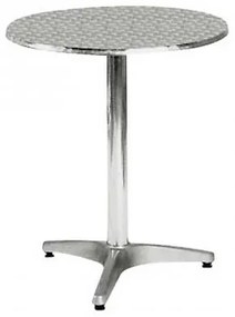PALMA Τραπέζι Στρογγυλό Αλουμινίου D. 60 H.70 cm Ε284