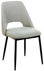 MADISON L. BEIGE ΥΦΑΣΜΑ ΚΑΡΕΚΛΑ ΜΕΤΑΛΛΙΚΗ ZITA PLUS 45X54X49-83εκ.