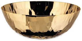 Μπολ Διακοσμητικό Joy n. 11 CR02/21GGD Φ20,7x8cm Gold με Δώρο 2 Δαχτυλίδια Πετσέτας Alessi Stainless Steel