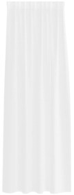 vidaXL Κουρτίνες με κουρτίνες 2 pcs Λευκό 140 x 225 cm Πολυεστέρας