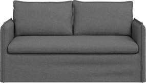 vidaXL Καναπές Σκούρο Γκρι