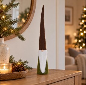 ΔΙΑΚΌΣΜΗΣΗ &amp; DECO ΣΕ ΕΟΡΤΑΣΤΙΚΌ ΠΝΕΎΜΑ SANTA WITH LONG CAP FELT 43CM DH8055341