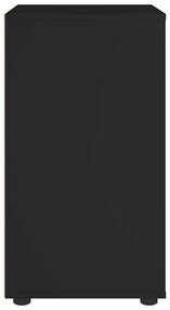 vidaXL Sideboard &quot;VISNES&quot; Μαύρο 60x40x73 cm Ξύλο μηχανής