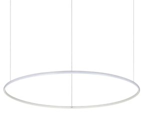 Φωτιστικό Κρεμαστό Ideal Lux Hulahoop 258751 D100 Λευκό (3000Κ)