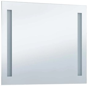 vidaXL Καθρέφτης Μπάνιου Τοίχου με LED 100 x 60 εκ.