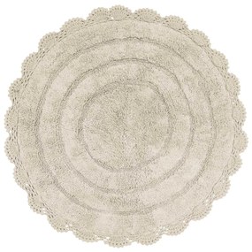 ΣΤΡΟΓΓΥΛΟ ΧΑΛΑΚΙ ΜΠΑΝΙΟΥ Δ60cm DAS HOME - BATHMATS 0633