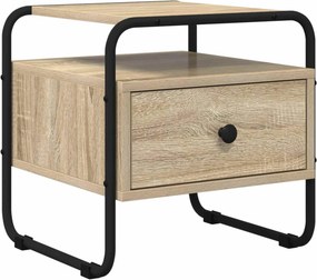 vidaXL Κομοδίνο 2 τμχ. Sonoma Δρυς 40 x 39,5 x 40 εκ