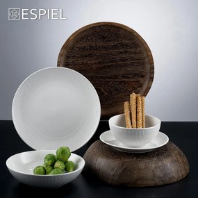 Πιάτο Φαγητού Ρηχό (Φ27x2) Espiel Sense Ivory REL207K4