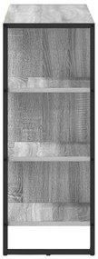 vidaXL Βοηθητικό ντουλάπι Γκρίζο Σονομα 96.5 x 30 x 75 εκ