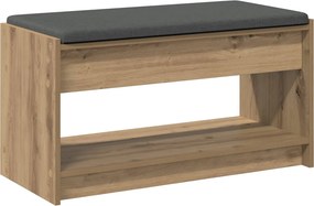 vidaXL Παγκάκι Χαλωρίου Τεχνίτικη Δρυς 83 x 38 x 45 εκ