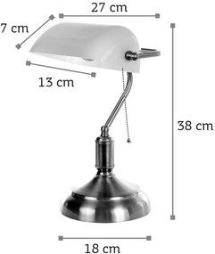 Επιτραπέζιο φωτιστικό InLight 3431-Νίκελ
