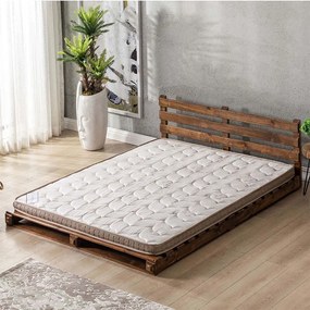 Ανώστρωμα Bamboo Ped 523MRL1257 150x200cm Light Brown Διπλό
