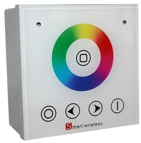 WALL TOUCH CONTROLLER FOR LED SMART WIRELESS RGB SYSTEM ACA SMARTRGBT