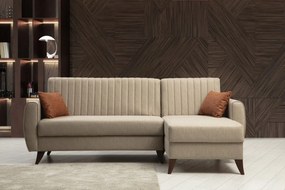 Stewehome Γωνιακός καναπές Alkon 223x130x86 cm