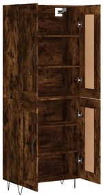 vidaXL Ντουλάπι Καπνιστή Δρυς 69,5x34x180 εκ. από Επεξεργασμένο Ξύλο