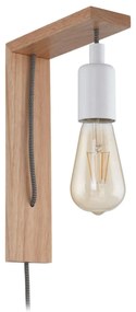 Φωτιστικό Τοίχου - Απλίκα 97916 Brown-White Tocopilla Eglo Wood