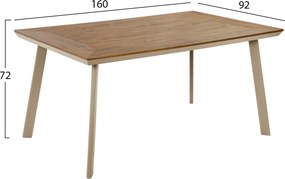 ΣΕΤ ΤΡΑΠΕΖΑΡΙΑΣ TABER HM10841.01 ΤΡΑΠΕΖΙ &amp; 4 ΠΟΛΥΘΡΟΝΕΣ-ΑΛΟΥΜΙΝΙΟ &amp; POLYWOOD-MOKA