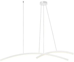 Κρεμαστό Φωτιστικό Οροφής LED 41W IP20 3000K Λευκό 20129 Zambelis-20129-Λευκό 20129