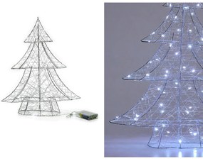 Δεντράκι Με Φως Ασημί 40cm