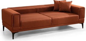 3-Seat Sofa-Bed Horizon - Tile Red Tile Red