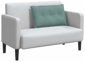 vidaXL Μαξιλάρι Πλάτης Θαλασσί 80 x 50 cm Υφασμάτινο Κορντουρά