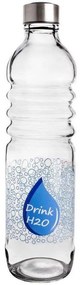 Μπουκάλι Water Drop ZT20SDESHW1A 1250ml Clear-Blue Max Home Γυαλί