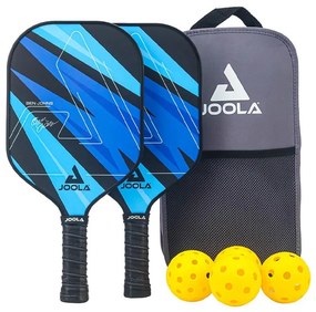 Σετ Ρακέτες Pickleball Joola Με Μπαλάκια και Θήκη Blue Lighting 18537