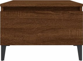 vidaXL Τραπεζάκια Σαλονιού 2 τεμ Καφέ Δρυς 50x46x35 εκ. Επεξ. Ξύλο