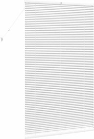 vidaXL Βενετσιάνικες Ρόδες Λευκό 175 x 105 εκ Αλουμίνιο