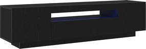 vidaXL Ντουλάπι TV 160 x 35 x 40 εκ. Μαύρο Επεξεργασμένο Ξύλο