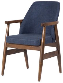 Καρέκλα SEVBAN καρυδί ξύλο ύφασμα KETEN - 783-1503