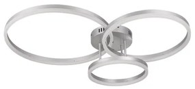 Κρεμαστό Φωτιστικό Οροφής LED 75W IP20 3CCT Inlight-6094-Α-Silver-Ασημί 6094-Α-Silver