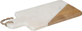 Πλατώ Σερβιρίσματος (15x30) S-D White Marble 173702A