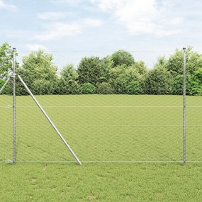 vidaXL Φράκτης Εξαγώνου 1.6x100 m Γαλβανισμένο Ατσάλι