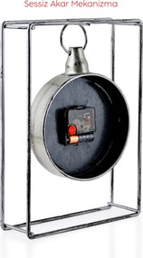 Διακοσμητικό Ρολόι Γκρι SUPERA 23x0,7x32