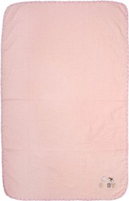 Κουβέρτα Πικέ Αγκαλιάς (80x110) Dimcol Stork 192 Pink