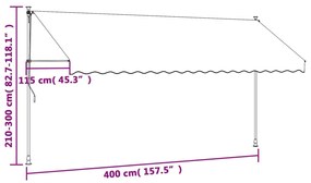 ΤΕΝΤΑ ΣΥΡΟΜΕΝΗ ΚΡΕΜ 400 X 150 ΕΚ. ΑΠΟ ΎΦΑΣΜΑ ΚΑΙ ΑΤΣΑΛΙ 368749