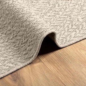 Χαλί ZIZUR Κρεμ Όψη Γιούτας Εσωτ. &amp; Εξωτ. Χώρου 240x340 εκ. - Κρεμ