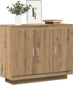 vidaXL Μπουφές Αρτισιανή Δρυς 92x35x75 εκ. από Επεξεργασμένο Ξύλο