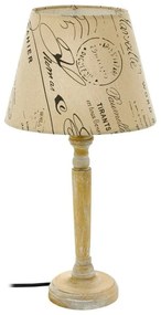 Φωτιστικό Επιτραπέζιο Thornhill 1 43243 Beige-Brown Eglo Ξύλο