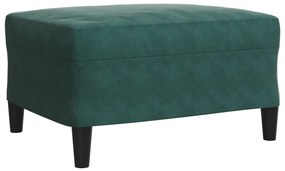 vidaXL Σετ Σαλονιού 4 Τεμ. Πράσινο Βελούδινο με Μαξιλάρια/Στηρίγματα