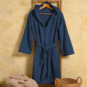 Μπουρνούζι Melinen Bloom Navy Blue Μπλε SMALL