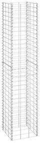 vidaXL Συρματοκιβώτια-Γλάστρες Υπερυψ. 3 τεμ. 30x30x150εκ. Σιδερένιες